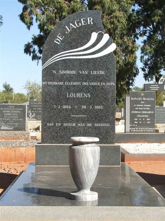JAGER Lourens, de 1894-1965