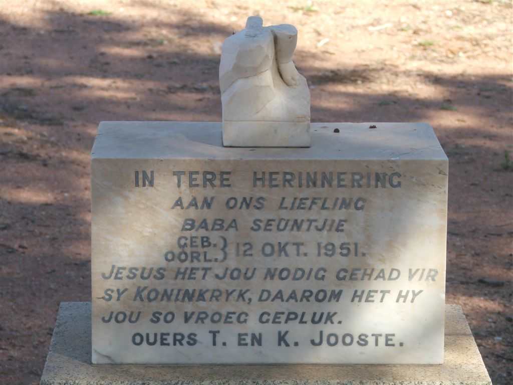 JOOSTE Baba 1951-1951