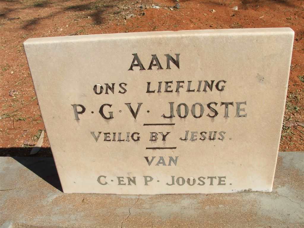 JOOSTE P.G.V.