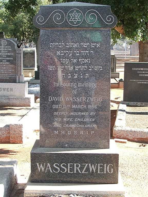 WASSERZWEIG David -1946