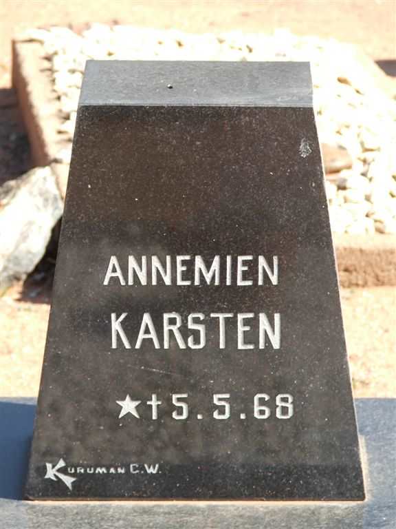 KARSTEN Annemien 1968-