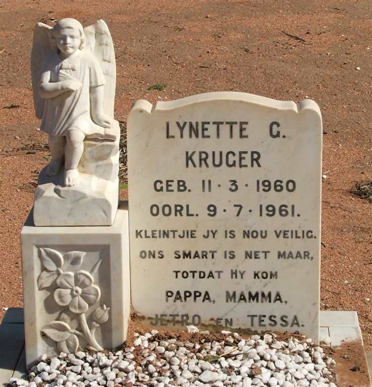 KRUGER Lynette G. 1960-1961
