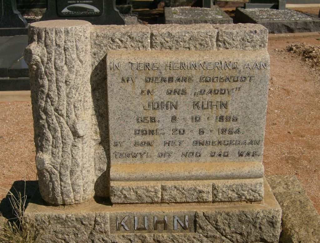 KUHN Johan 1895-1954