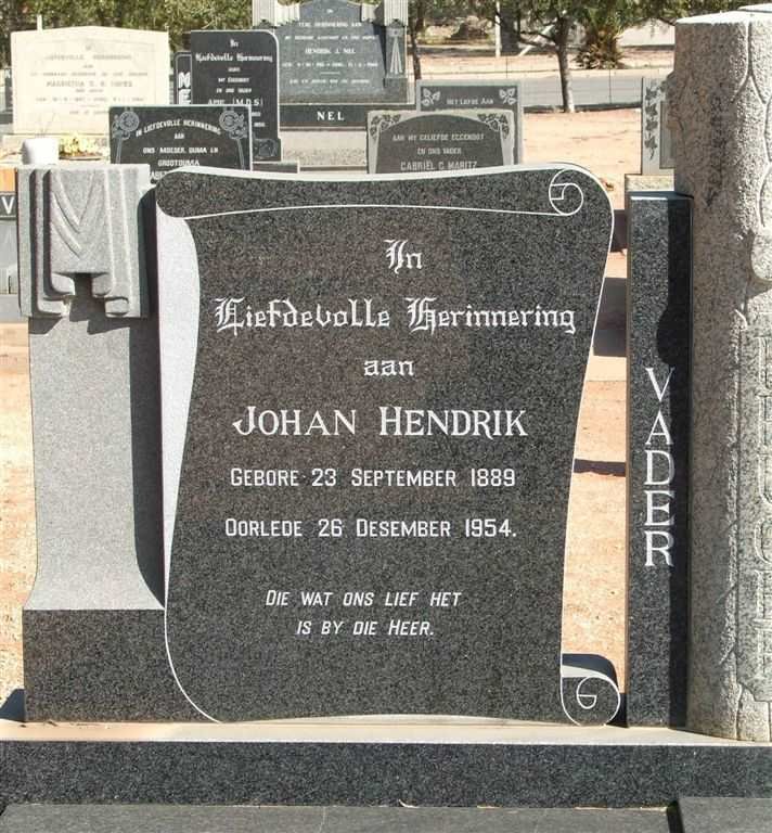 KRUGER Johan Hendrik 1889-1954