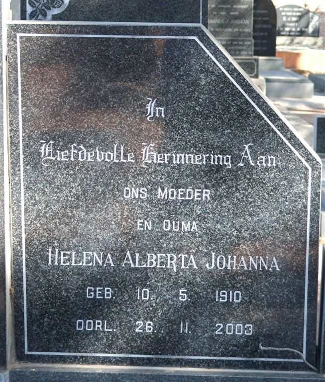 LOOTS Helena Alberta Johanna 1910-2003
