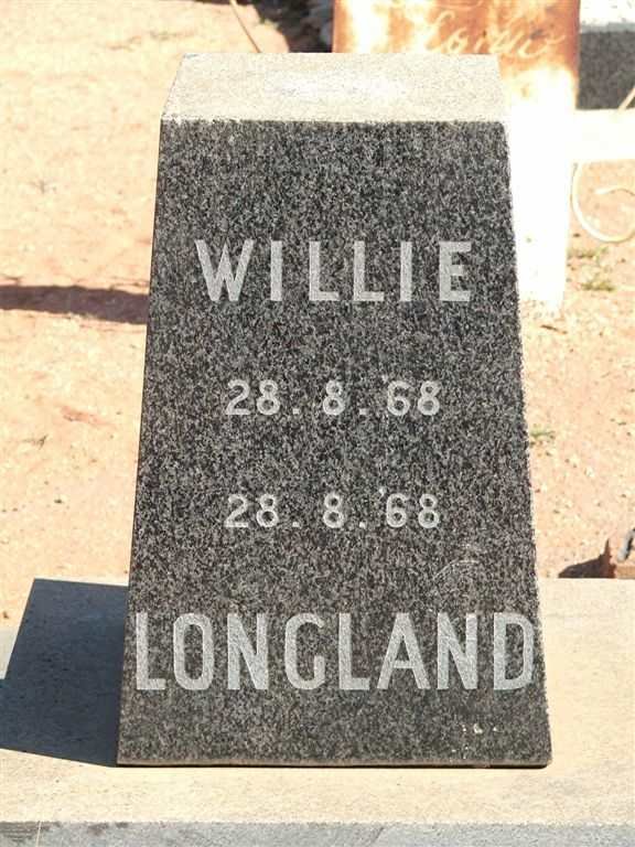 LONGLAND Willie 1968-1968