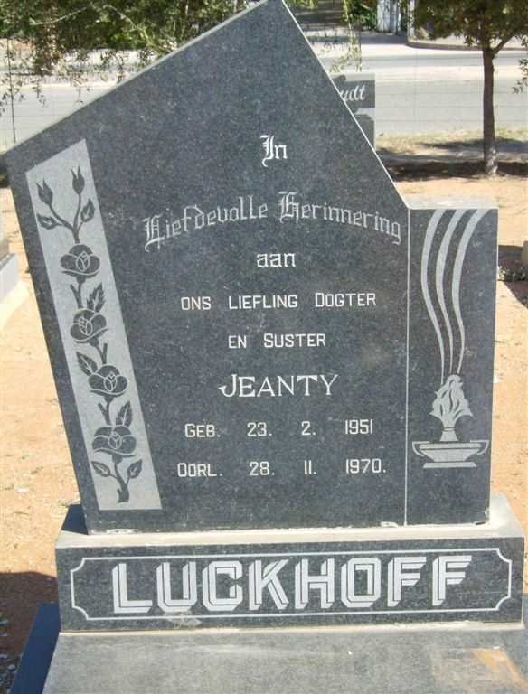 LUCKHOFF Jeanty 1951-1970