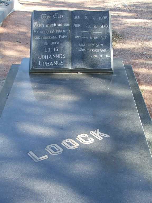LOOCK Louis Johannes Urbanus 1895-1970