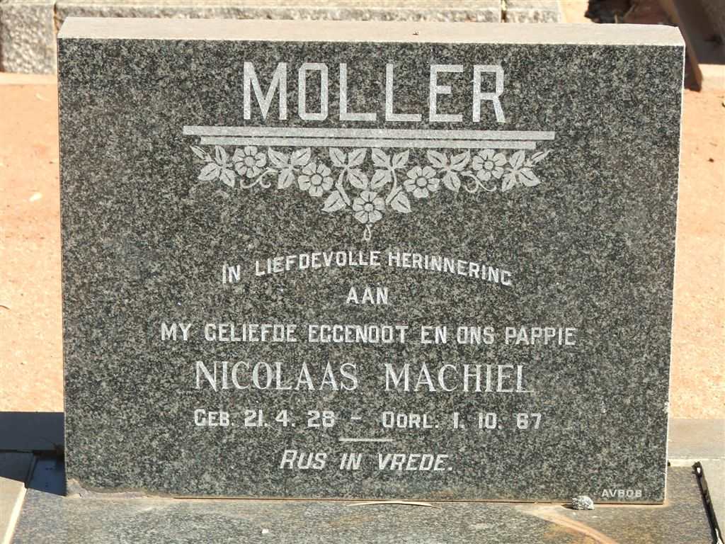 MOLLER Nicolaas Machiel 1928-1967