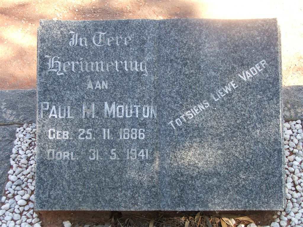 MOUTON Paul M. 1886-1941