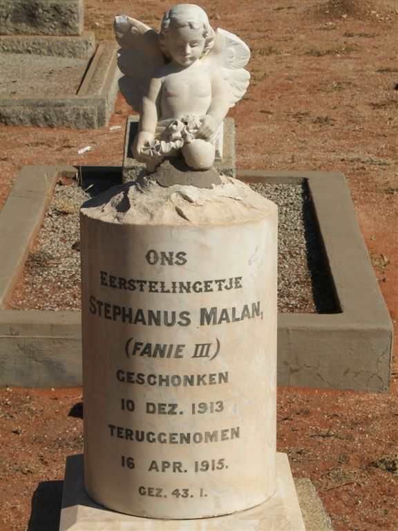 MALAN Stephanus 1913-1915