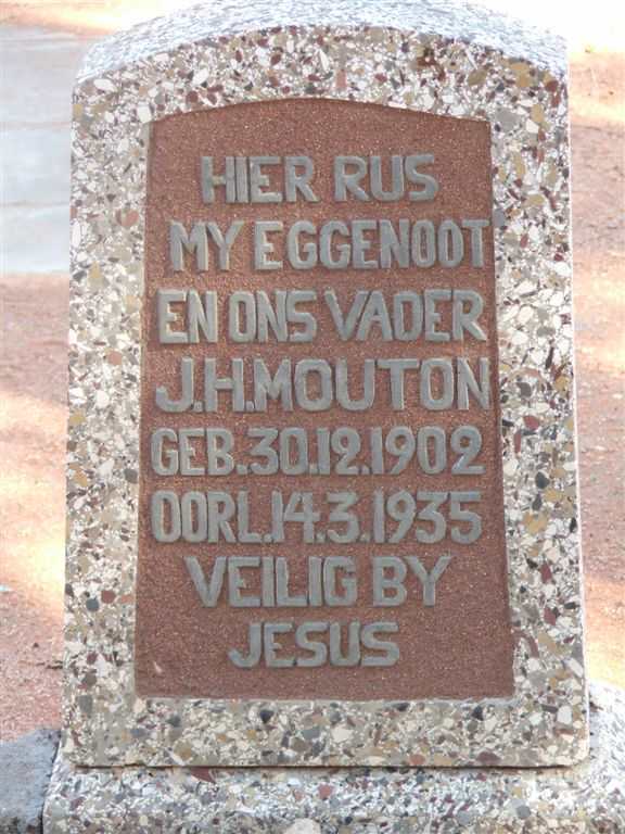 MOUTON J.H. 1902-1935