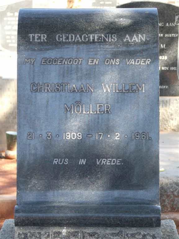 MÖLLER Christiaan Willem 1909-1961