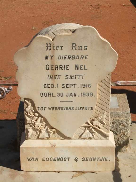 NEL Gerrie nee SMIT 1916-1939