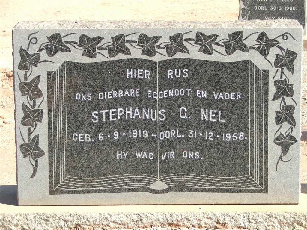 NEL Stephanus G. 1919-1958