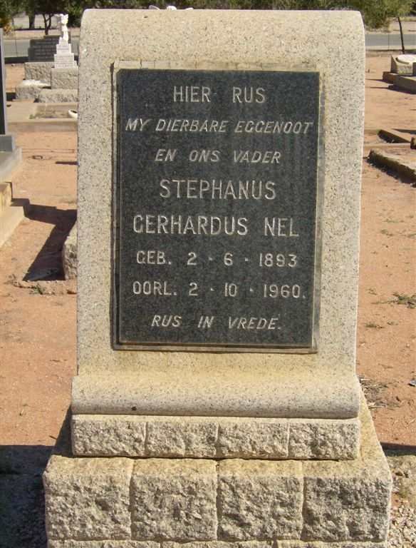 NEL Stephanus Gerhardus 1893-1960