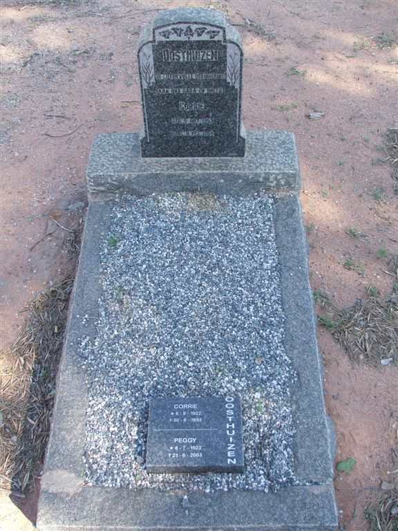 OOSTHUIZEN Corrie 1922-1992 &amp; Peggy 1923-2003 :: OOSTHUIZEN Corrie 1953-1954