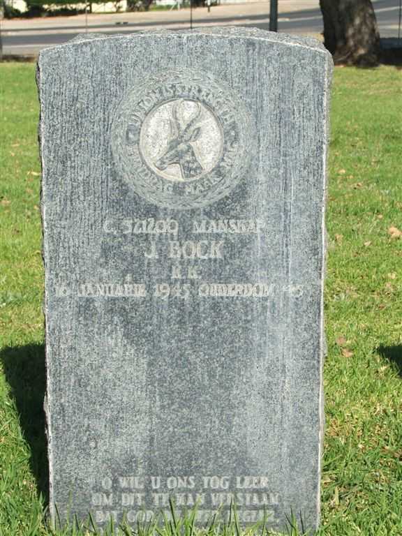 BOCK J. -1945
