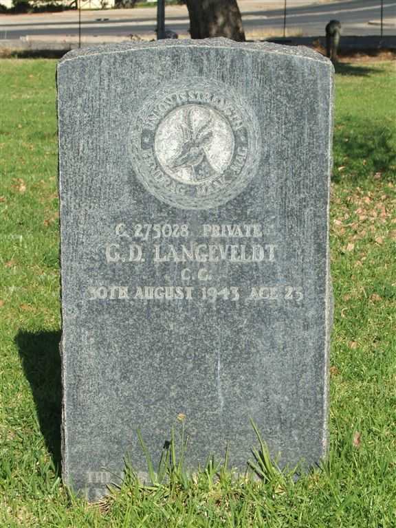 LANGEVELDT G.D. -1943