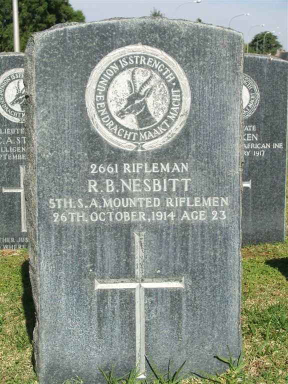 NESBITT R.B. -1914
