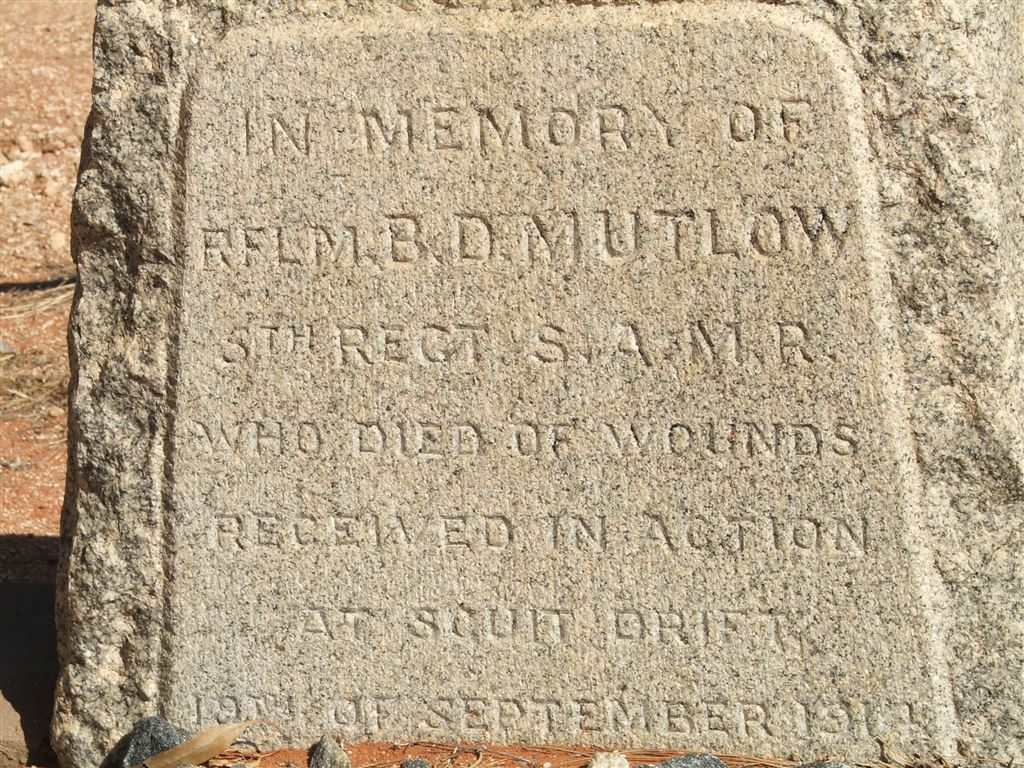 MUTLOW B. D. -1914