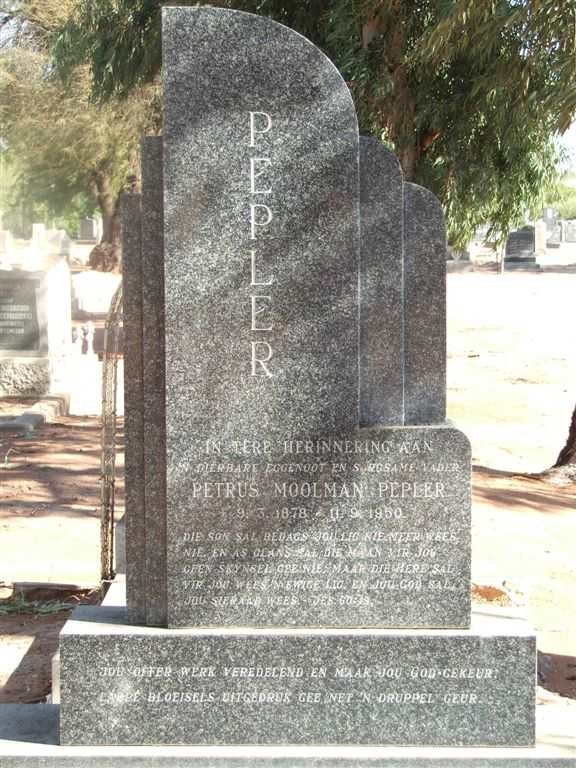 PEPLER Petrus Moolman 1878-1950