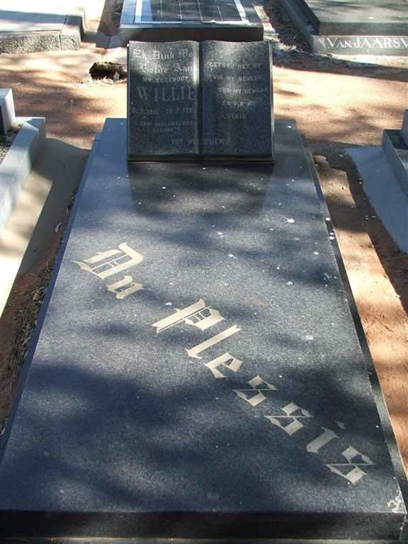 PLESSIS Willie, du 1916-1969