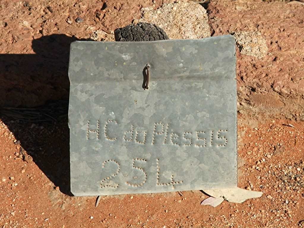 PLESSIS H.C., du