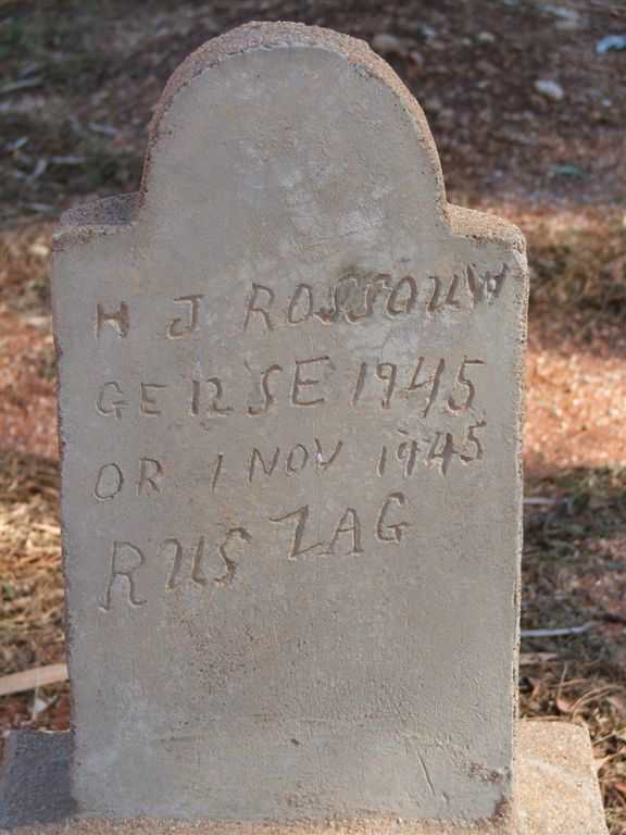 ROSSOUW H.J. 1945-1945