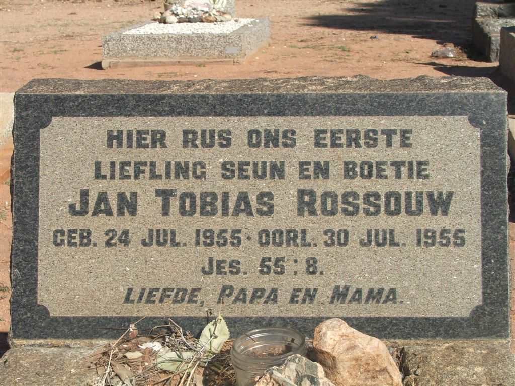ROSSOUW Jan Tobias 1955-1955