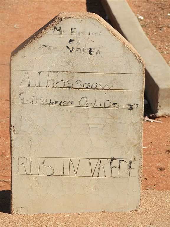 ROSSOUW A.J. 1848-1937