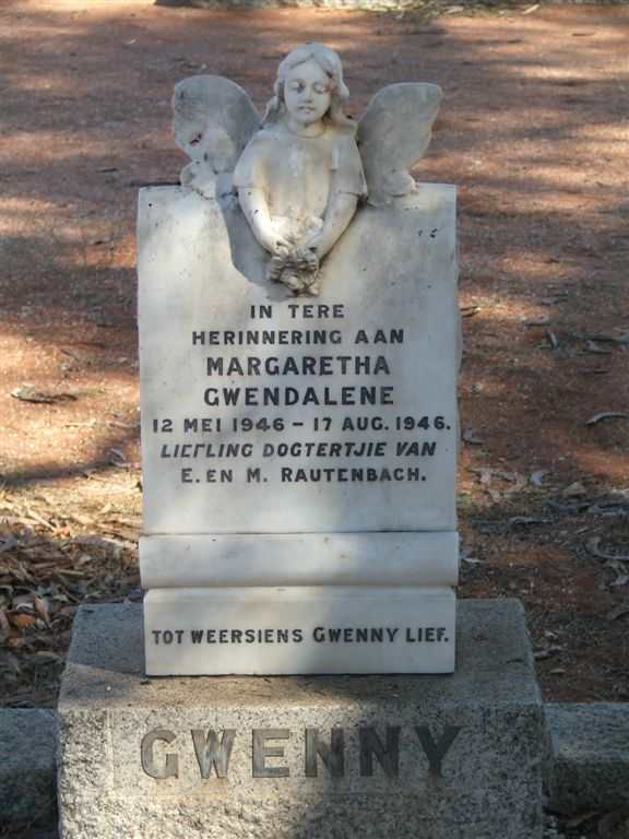 RAUTENBACH Margaretha Gwendalene 1946-1946