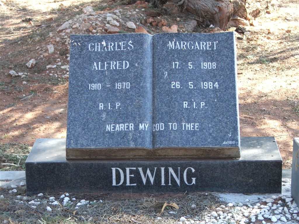 DEWING Charles Alfred 1910-1970 &amp; Margaret 1908-1984