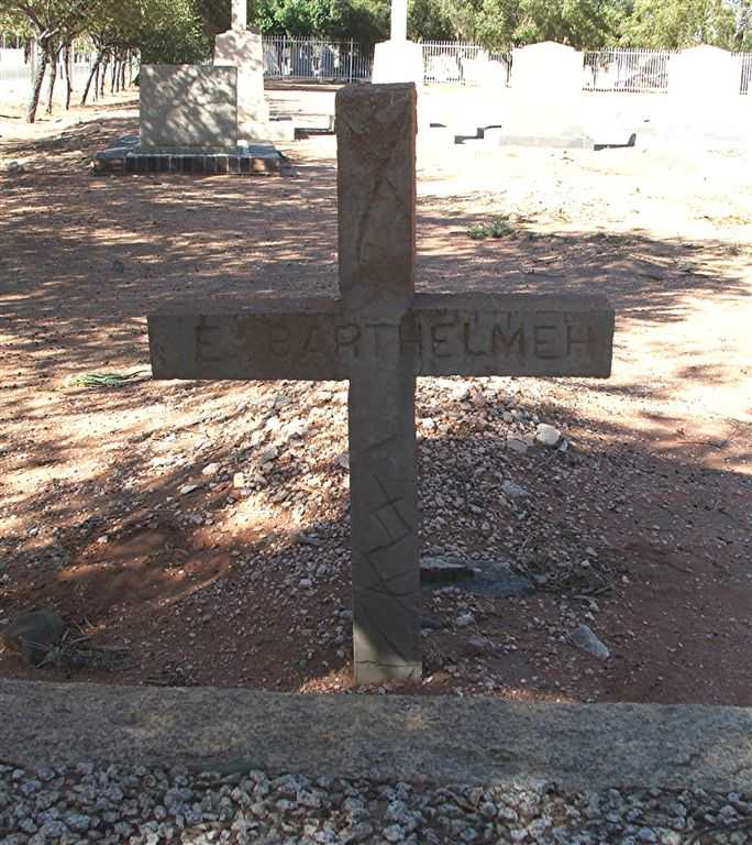 BARTHELMEH E.