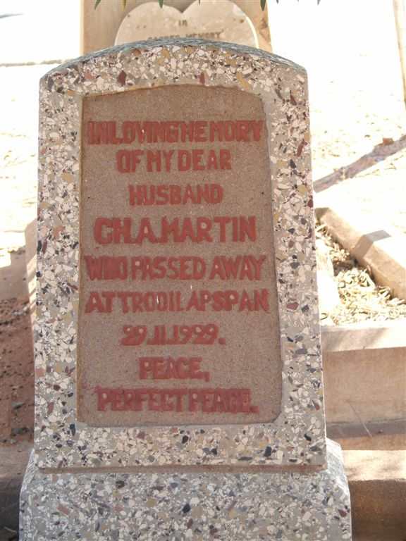 MARTIN CH.A. -1929
