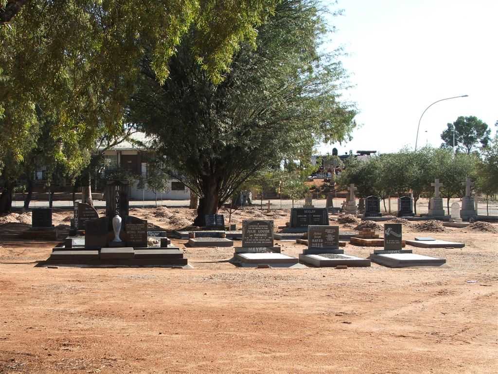 1. Overview on the Roman Catholic section of the cemetery