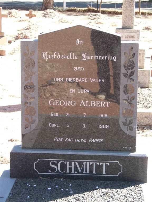 SCHMITT Georg Albert 1916-1989