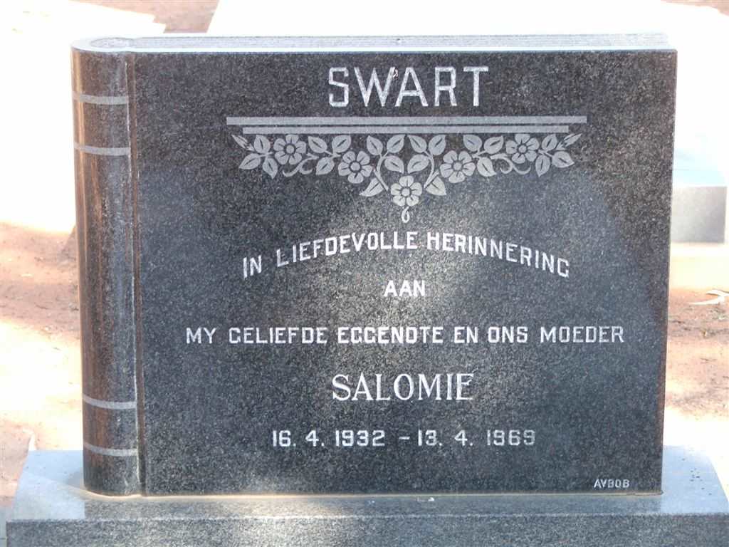 SWART Salomie 1932-1969