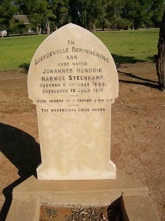 STEENKAMP Johannes Hendrik Harmse 1843-1916