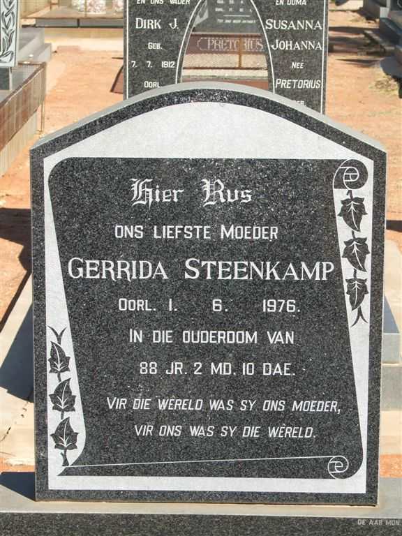 STEENKAMP Gerrida -1976