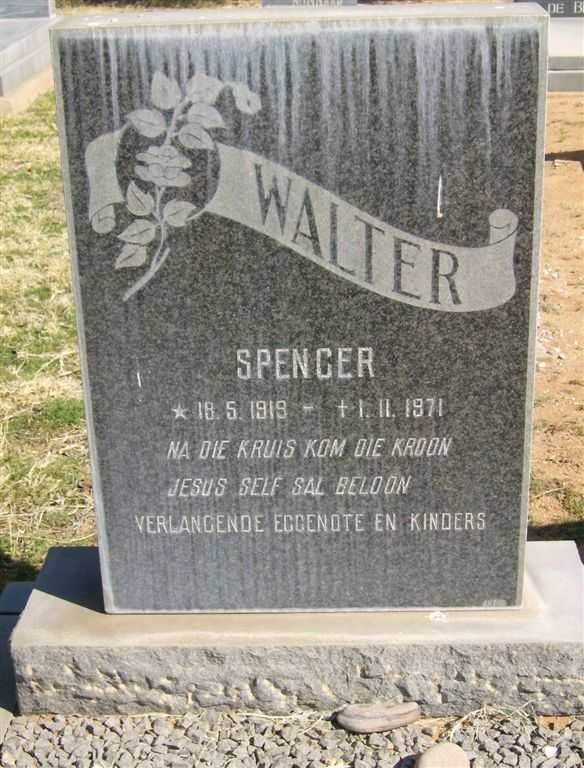 SPENCER Walter 1919-1971