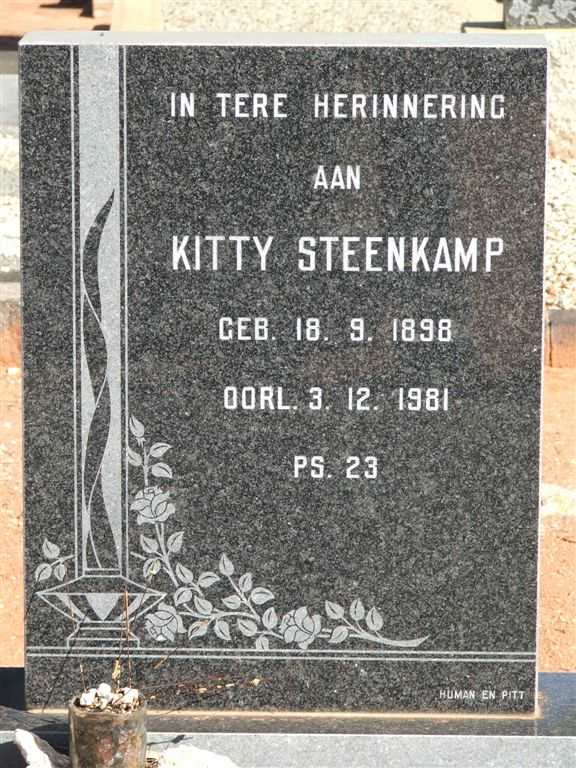 STEENKAMP Kitty 1898-1981