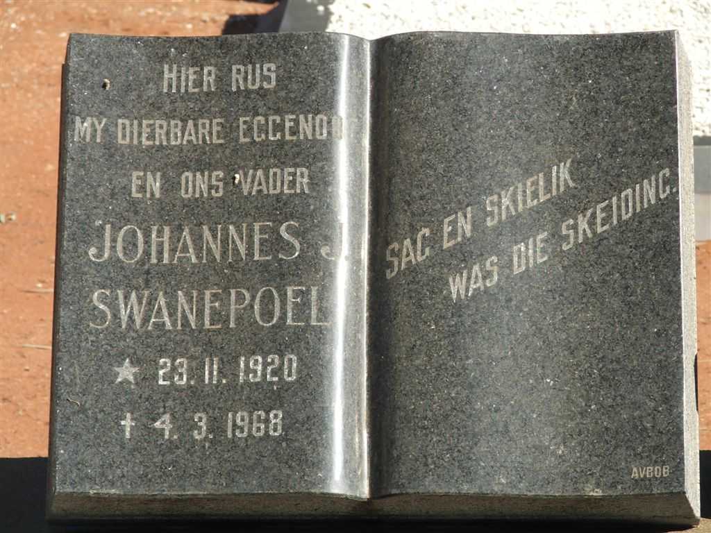 SWANEPOEL Johannes J. 1920-1968