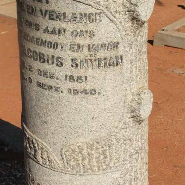 SNYMAN Carel Jacobus 1881-1940