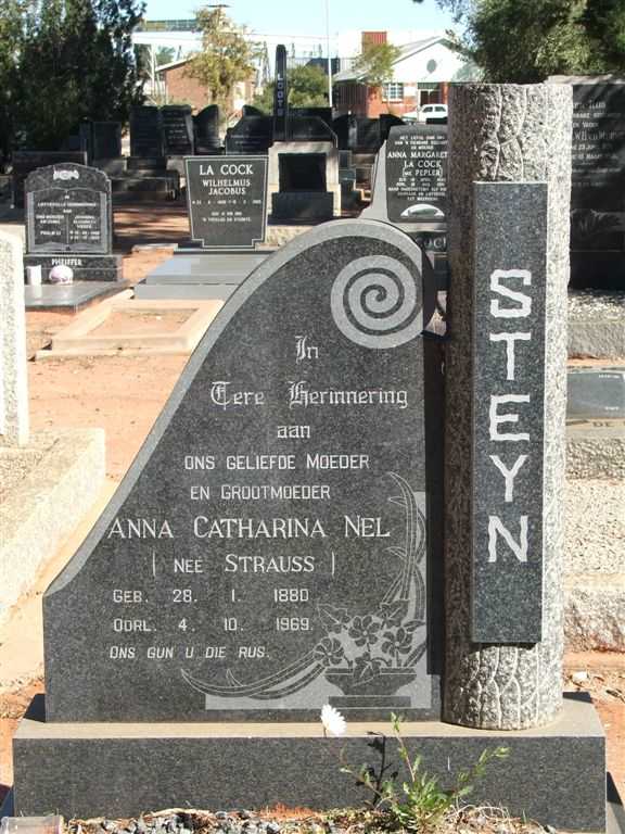 STEYN Anna Catharina Nel nee STRAUSS 1880-1969