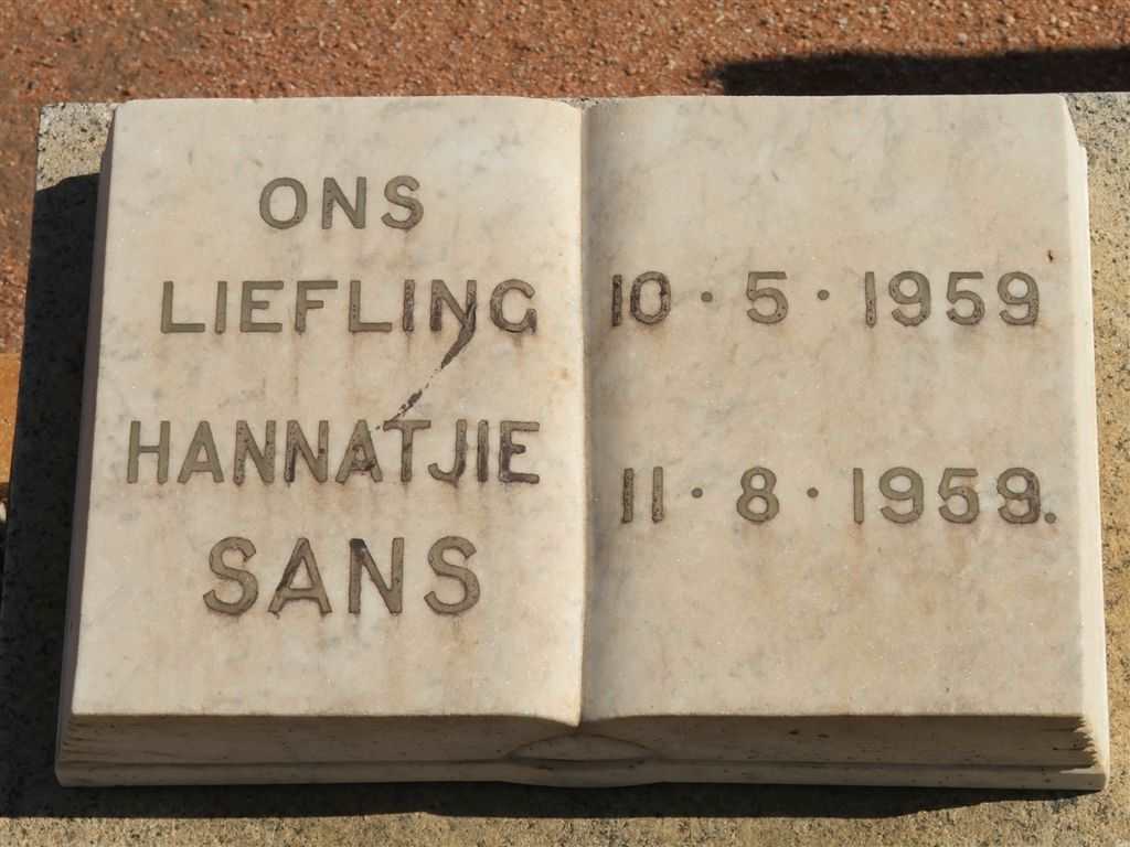 SANS Hannatjie 1959-1959