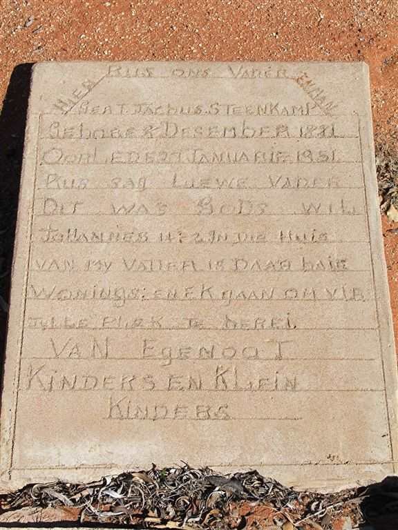 STEENKAMP Gert Jacobus 1881-1951