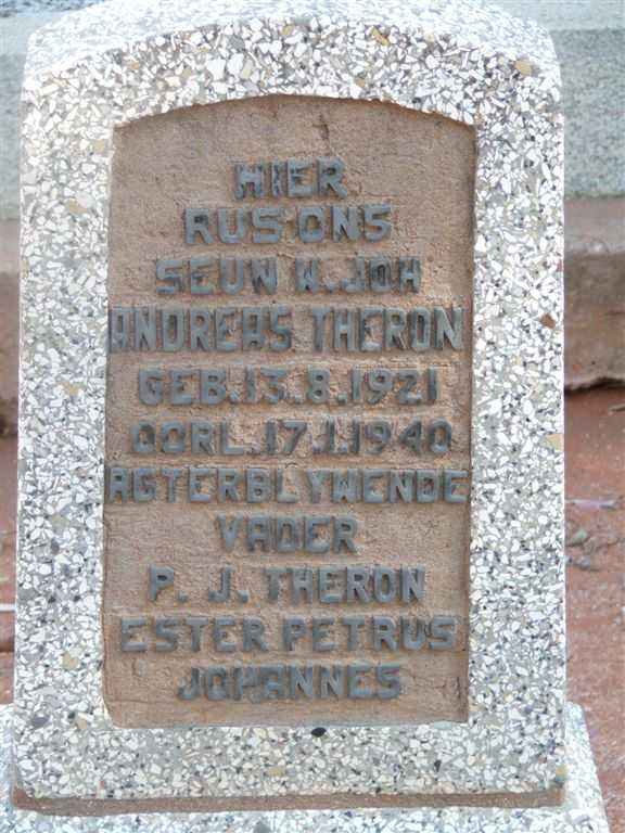 THERON W. Joh? Andreas 1921-1940