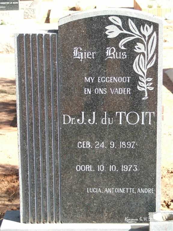 TOIT J.J., du 1897-1973