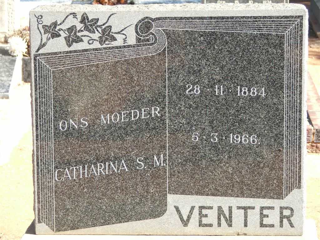VENTER Catharina S.M. 1884-1966